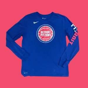 Nike Dri-Fit Detroit Pistons Long Sleeve